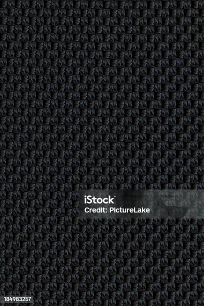 Negro Nylon Balístico Macro Foto de stock y más banco de imágenes de Abstracto - Abstracto, Color negro, Con textura