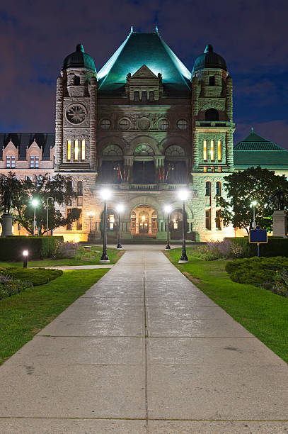 istock Ontario Legislative Building illuminated Toronto Canada 184984179
