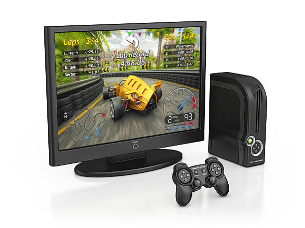 videojuegos - video game playstation game controller three dimensional shape fotografías e imágenes de stock