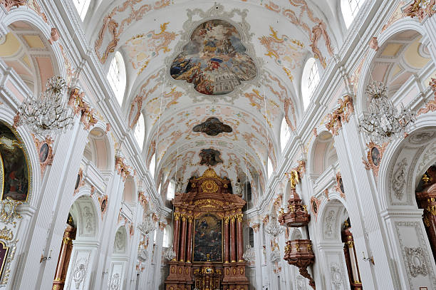 istock Jesuit Church in Luzern 184984337