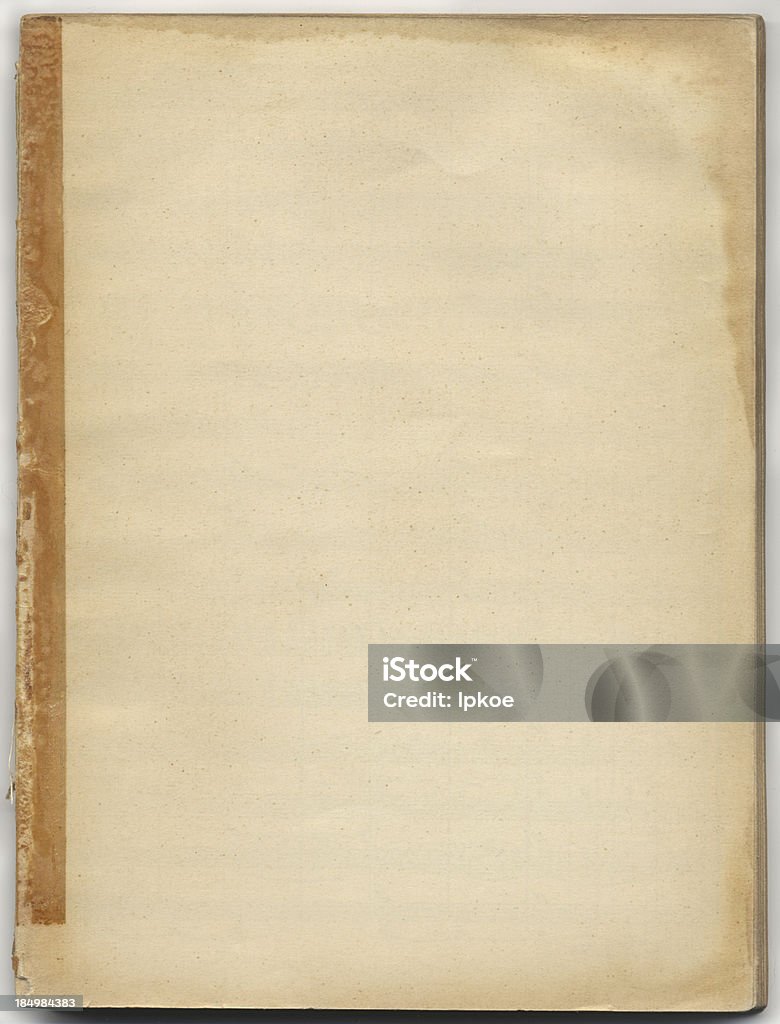Schmutzfleck Buch Cover - Lizenzfrei Maschinenschrift Stock-Foto