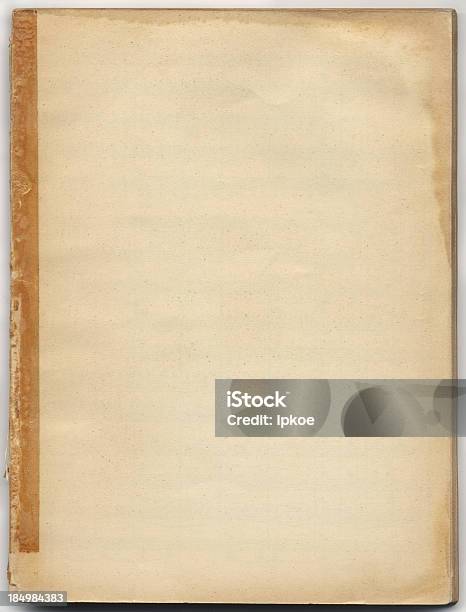 Schmutzfleck Buch Cover Stockfoto und mehr Bilder von Maschinenschrift - Maschinenschrift, Texturiert, Papier