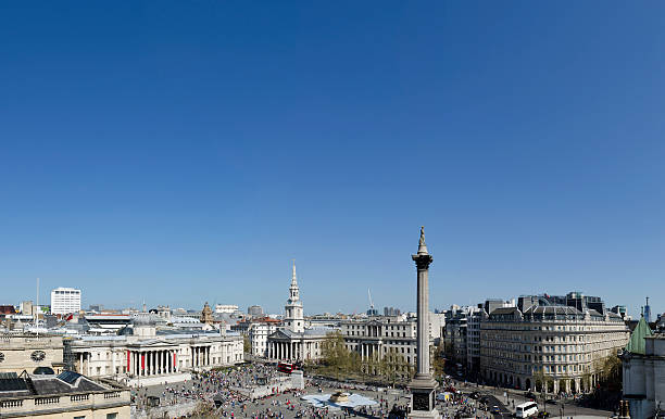 istock Nelson's Column and Trafalgar Square, London 184984422