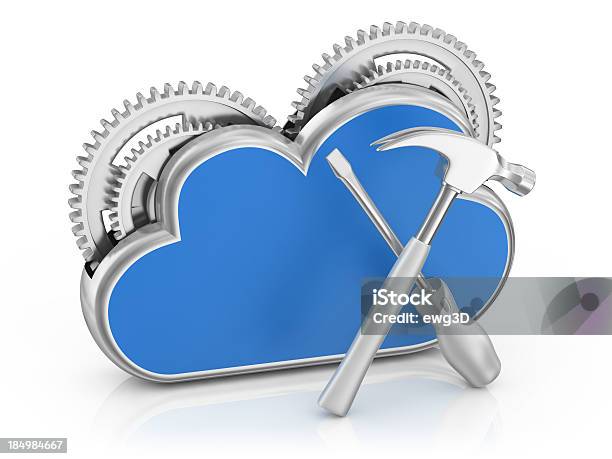 Cloudserver Stockfoto und mehr Bilder von Arbeiten - Arbeiten, Ausrüstung und Geräte, Cloud Computing