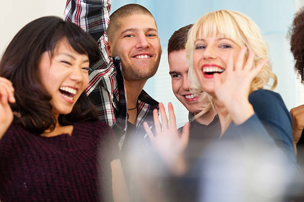 istock Group of friends having fun 184985705