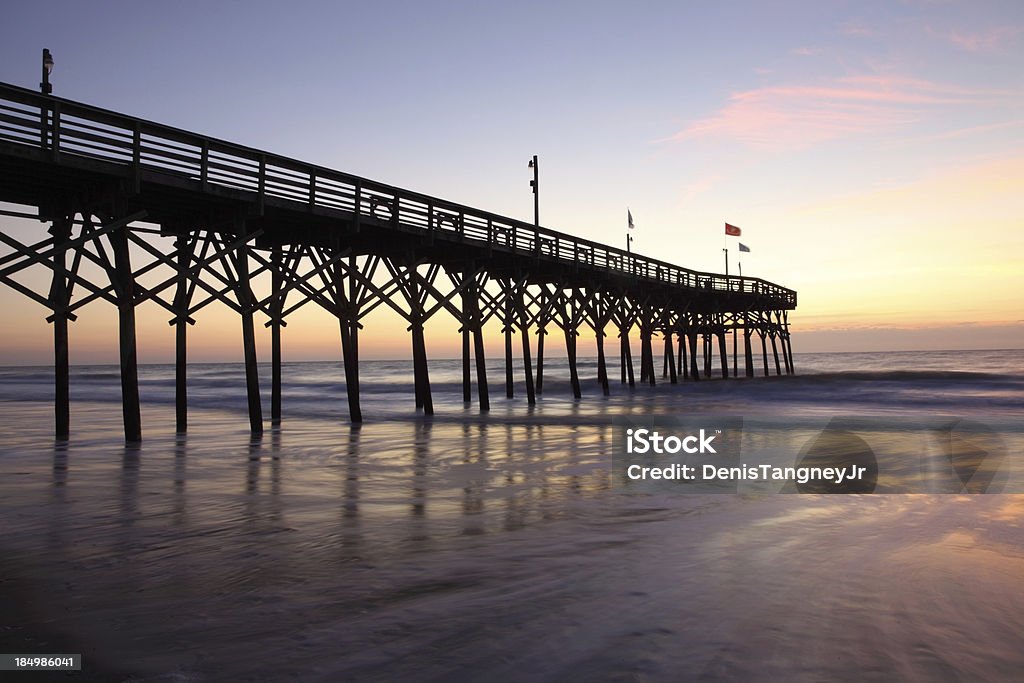 Myrtle Beach Pier 14 - Foto de stock de Embarcadero libre de derechos