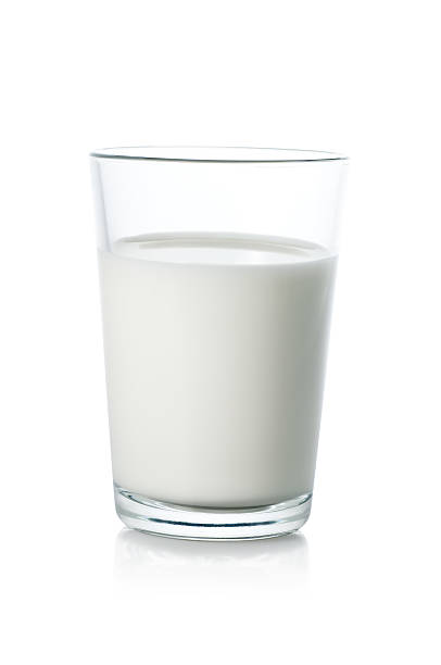 Glass of milk "Glass of milk, Isolated on white" milk stock pictures, royalty-free photos & images