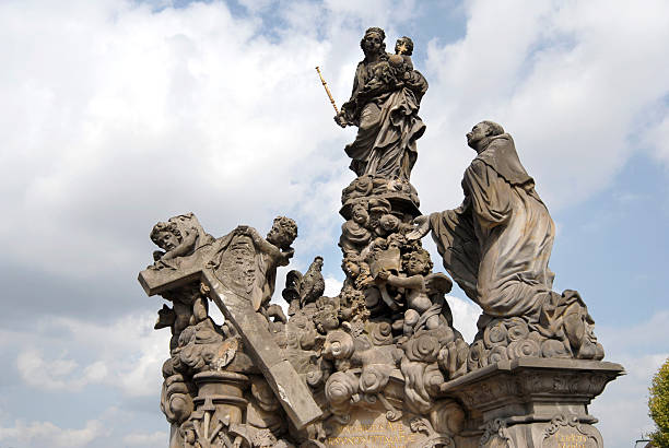 istock Statue of Madonna attending to St. Bernard 184986859