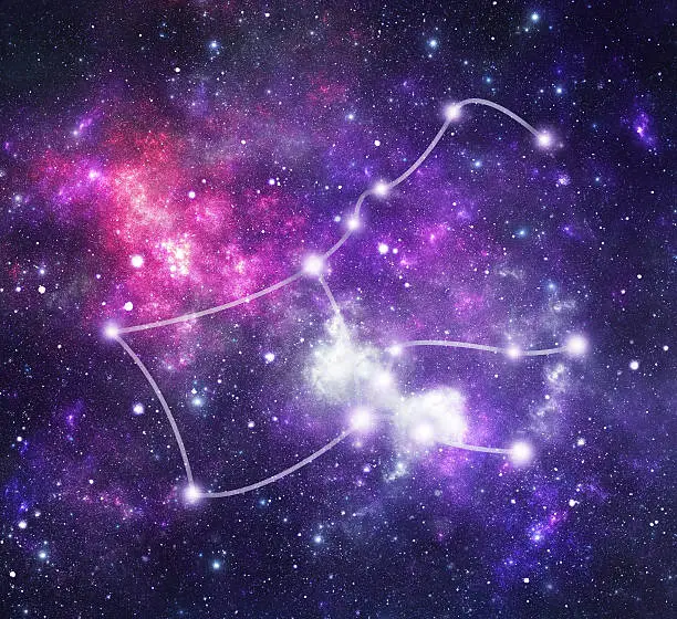 "Representation of the constellation Pegasus (Peg), one of the modern constellations"