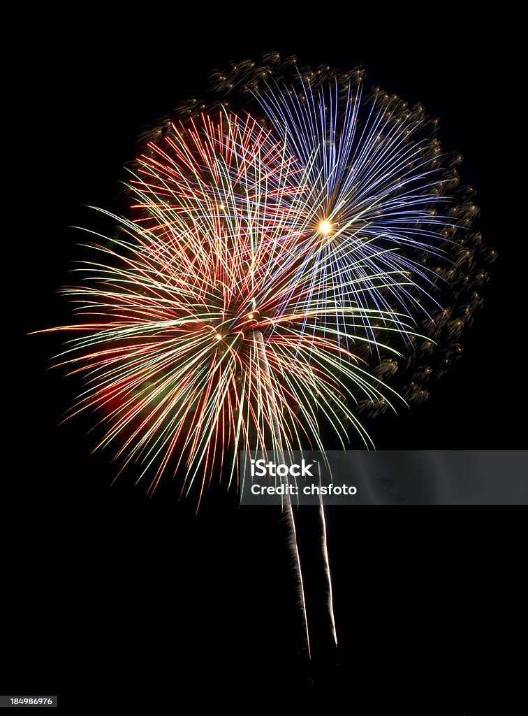 Fantastische Flock Feuerwerk Burst - Lizenzfrei Feuerwerk Stock-Foto