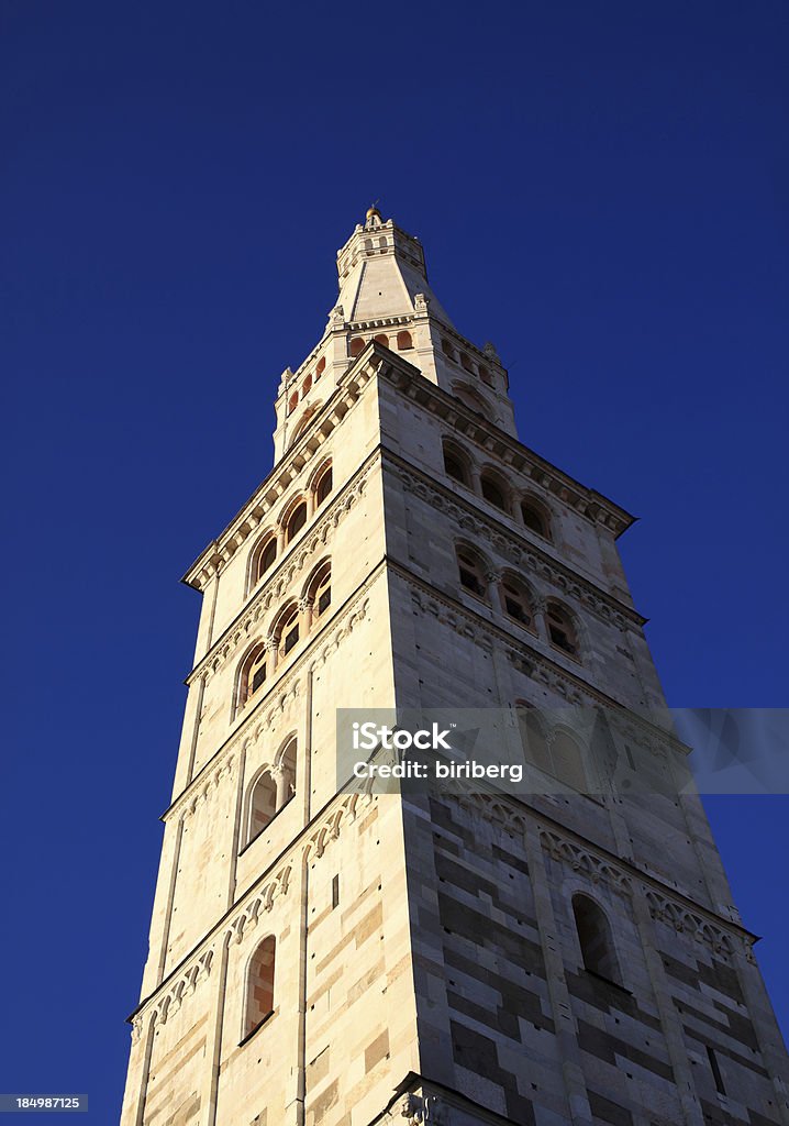 Modena, die Kathedrale: Die Ghirlandina bell tower - Lizenzfrei Alt Stock-Foto