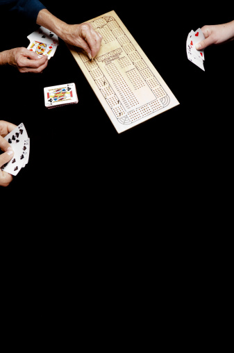 A stock photo of a cribbage game