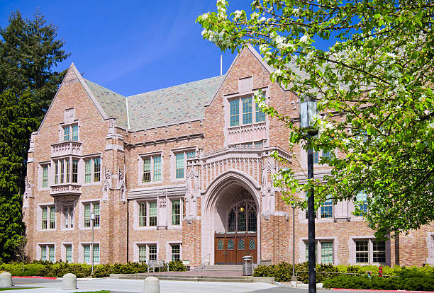 istock Building on University of Washington campus in Seattle, WA 184987237