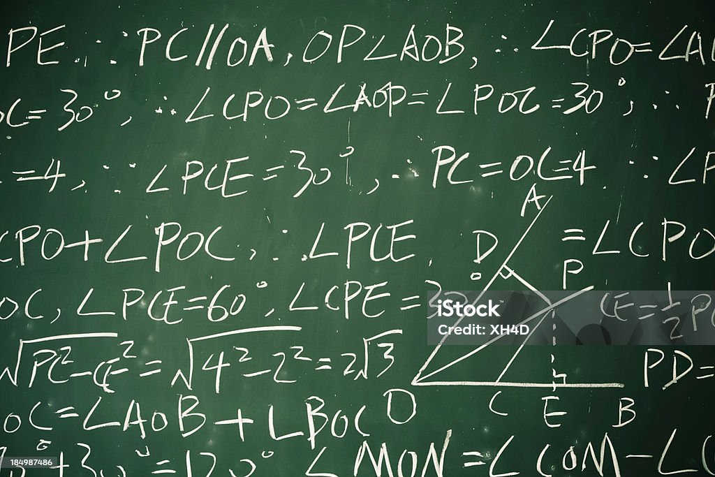 formula matematica - Foto stock royalty-free di Abilità