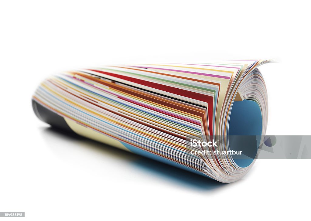 Magazine Roled Rolled Up Magazine Stock Photo - Download Image Now - Rolled Up ...