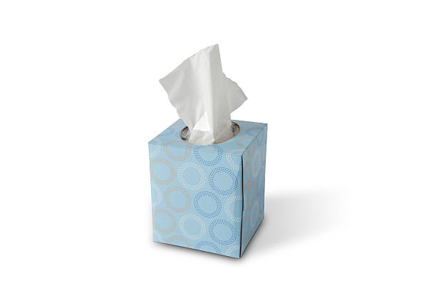 tissue box - sniffles stock-fotos und bilder