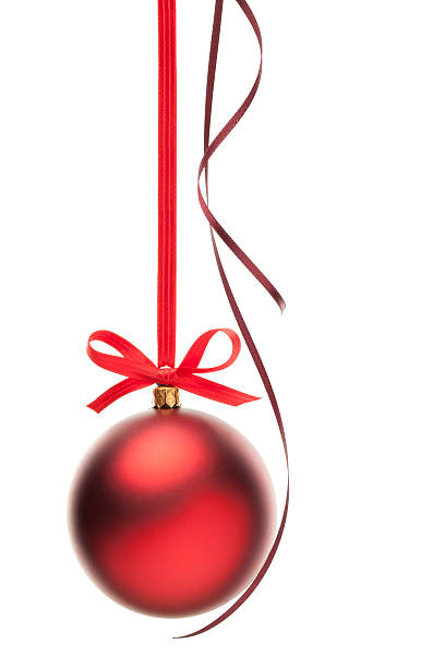 istock Christmas Ball & Red Ribbon 184988263