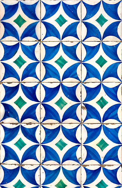 Beautiful Vintage Tiles stock photo