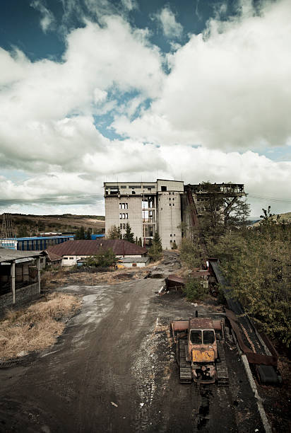 istock Abandoned Coal Factory. Financial Crisis. Grunge. 184988384