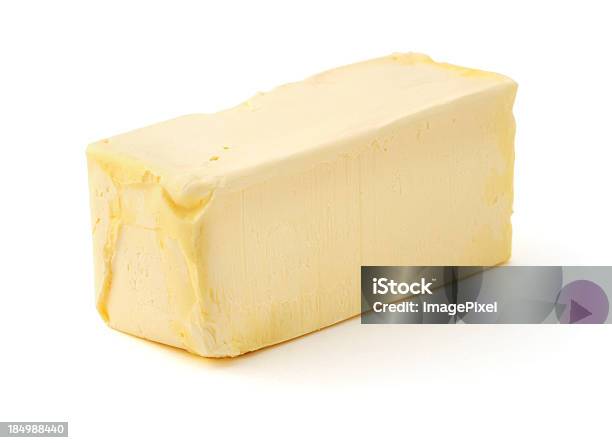 Isolated Butter Stick Stock Photo - Download Image Now - Butter, White Background, Cut Out