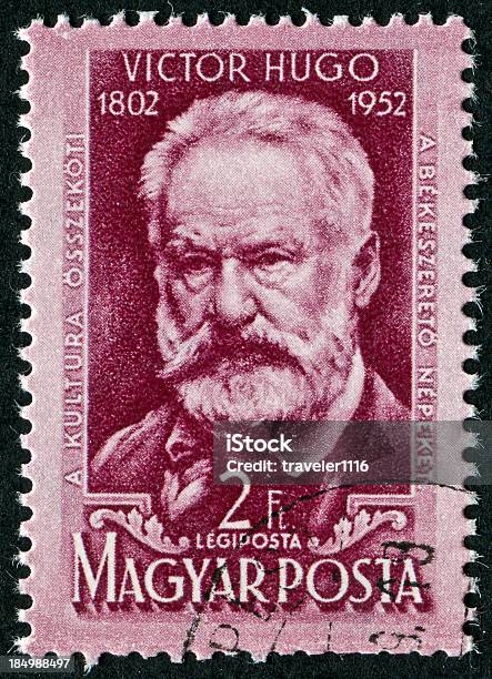 Victor Hugo Stamp Stockfoto und mehr Bilder von Briefmarke - Briefmarke, Victor Hugo, Alt