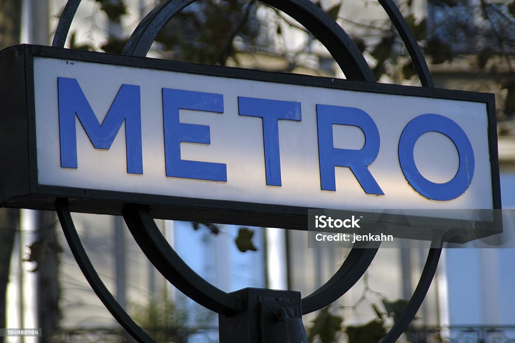 Pariser Metro - Lizenzfrei Europa - Kontinent Stock-Foto