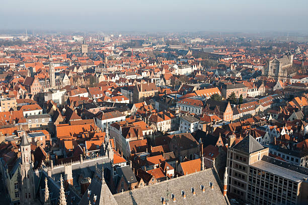istock Aerial View of Bruges 184989382