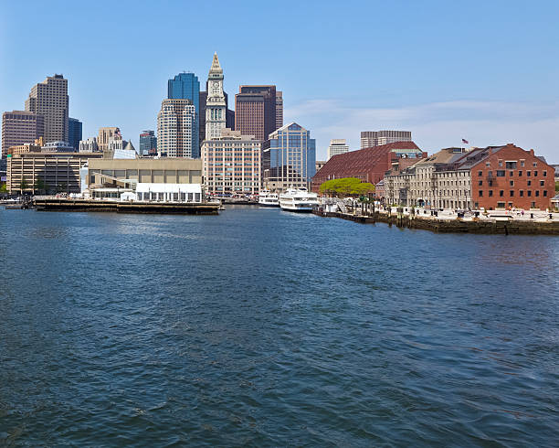 istock Boston's Long Wharf and Skyline 184989528