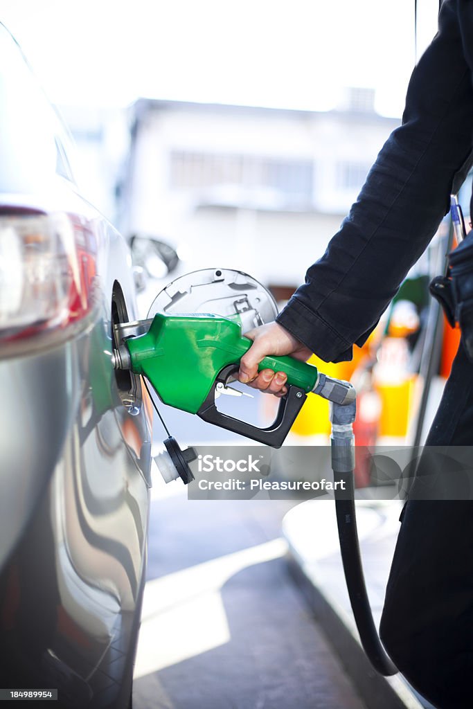 Gas station service - Lizenzfrei Auto Stock-Foto