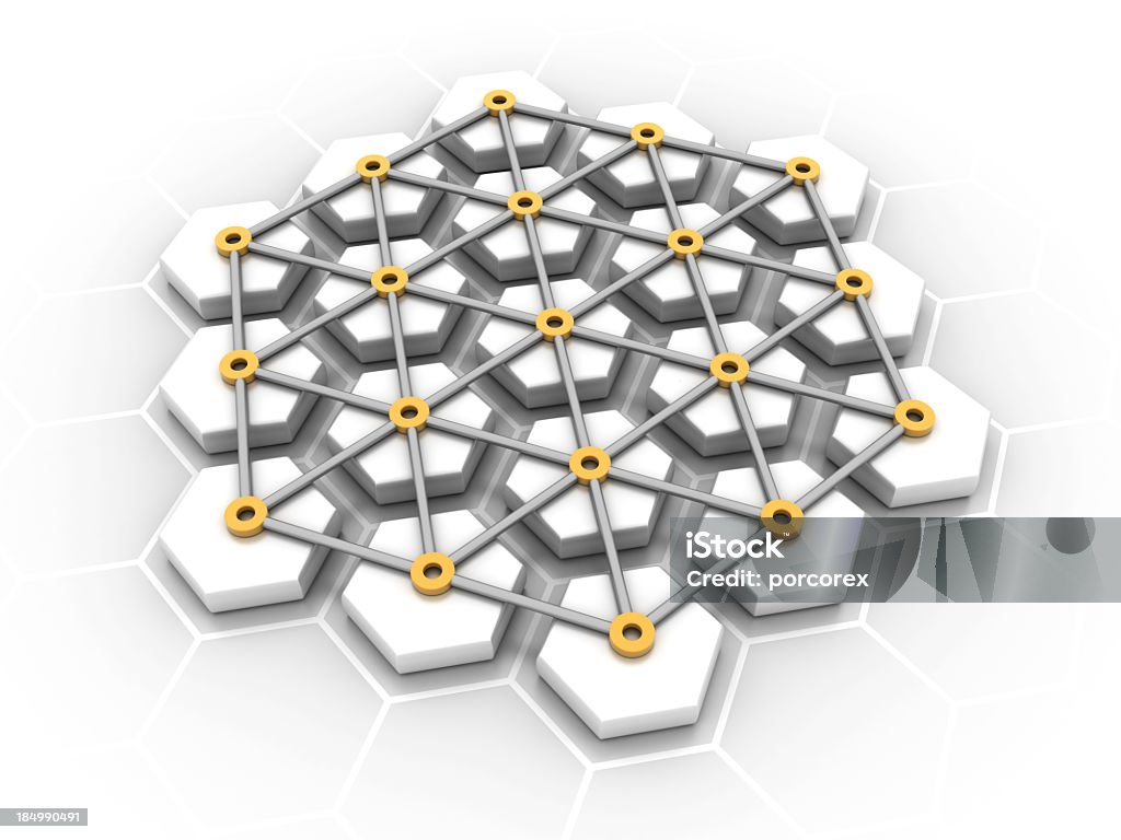 ネットワークのコンセプト - 3Dのロイヤリティフリーストックフォト