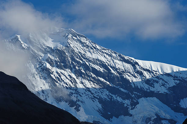 ridge between mount Khangsar Kang and Gangapurna