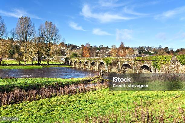 Photo libre de droit de Pont De La Rivière Nore À Inistioge En Irlande banque d'images et plus d'images libres de droit de Comté de Kilkenny - Comté de Kilkenny, Rivière Nore, Architecture