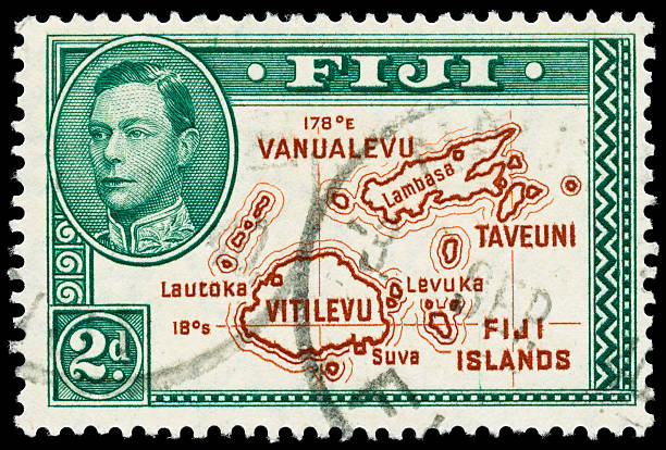 istock Vintage Fiji stamp 1938 184991157