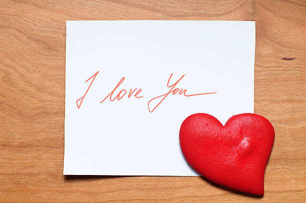 istock Love letter on wooden table 184991166