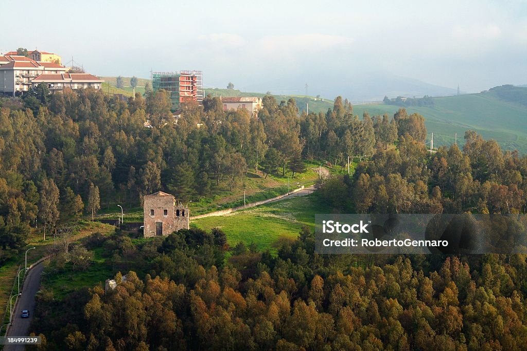 Sizilianische Landschaft - Lizenzfrei Naturwald Stock-Foto