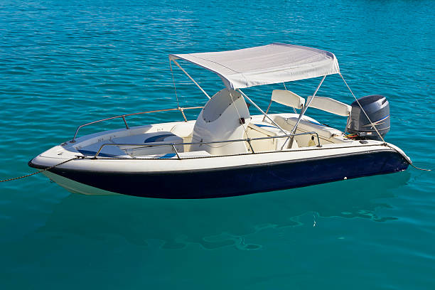 istock Motorboat in Marina 184991354
