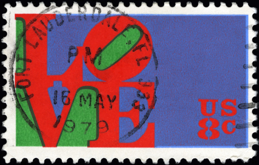 Cancelled Stamp From the United States: Love