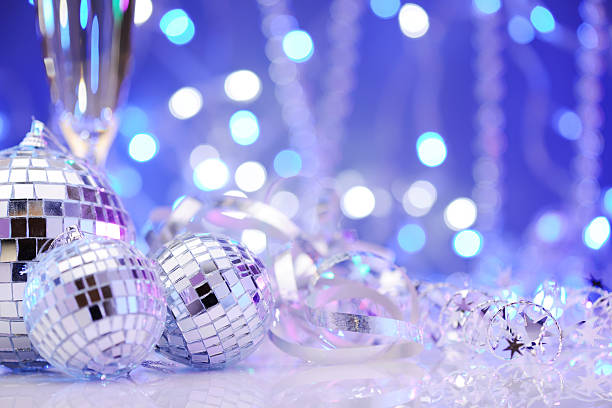 istock Party decoration with disco balls 184992160