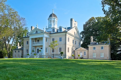 Jackson, MS - April 7, 2022: The Mississippi Governor's Mansion in Jackson, MS