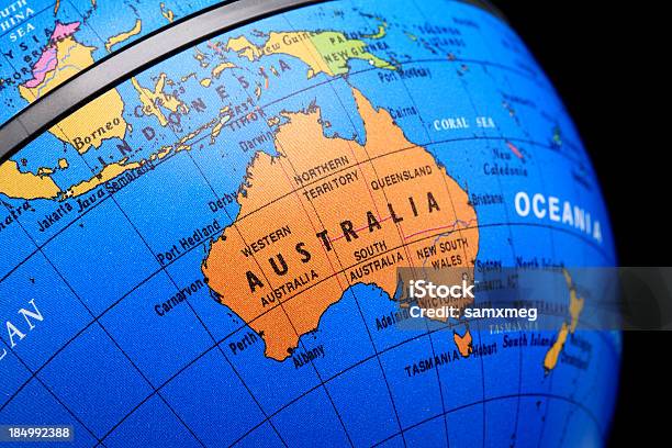 Globe 호주 지도에 대한 스톡 사진 및 기타 이미지 - 지도, 호주, 뉴질랜드