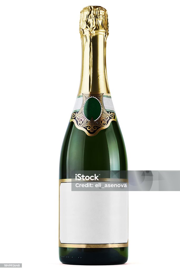 1 Flasche Champagner - Lizenzfrei Schaumwein Stock-Foto