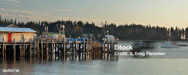 Owls Head Harbor - Fotografie stock e altre immagini di Acqua - Acqua, Alba - Crepuscolo, Ambientazione esterna