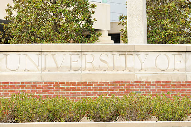 istock University of sign on wall 184992843