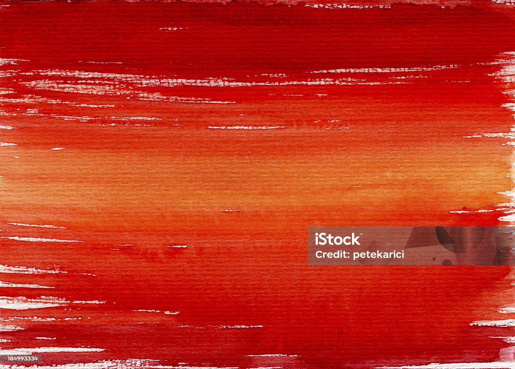 Orange Aquarell Hintergrund - Lizenzfrei Abstrakt Stock-Illustration