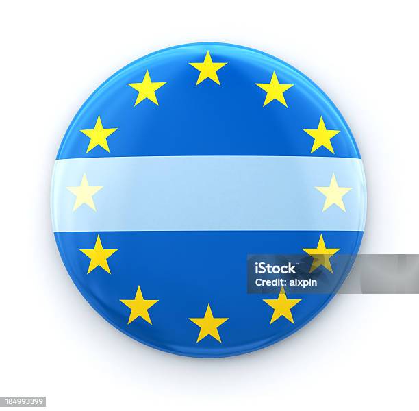 Foto de Escudo Da União Europeia e mais fotos de stock de Azul - Azul, Bandeira, Bandeira da Comunidade Européia