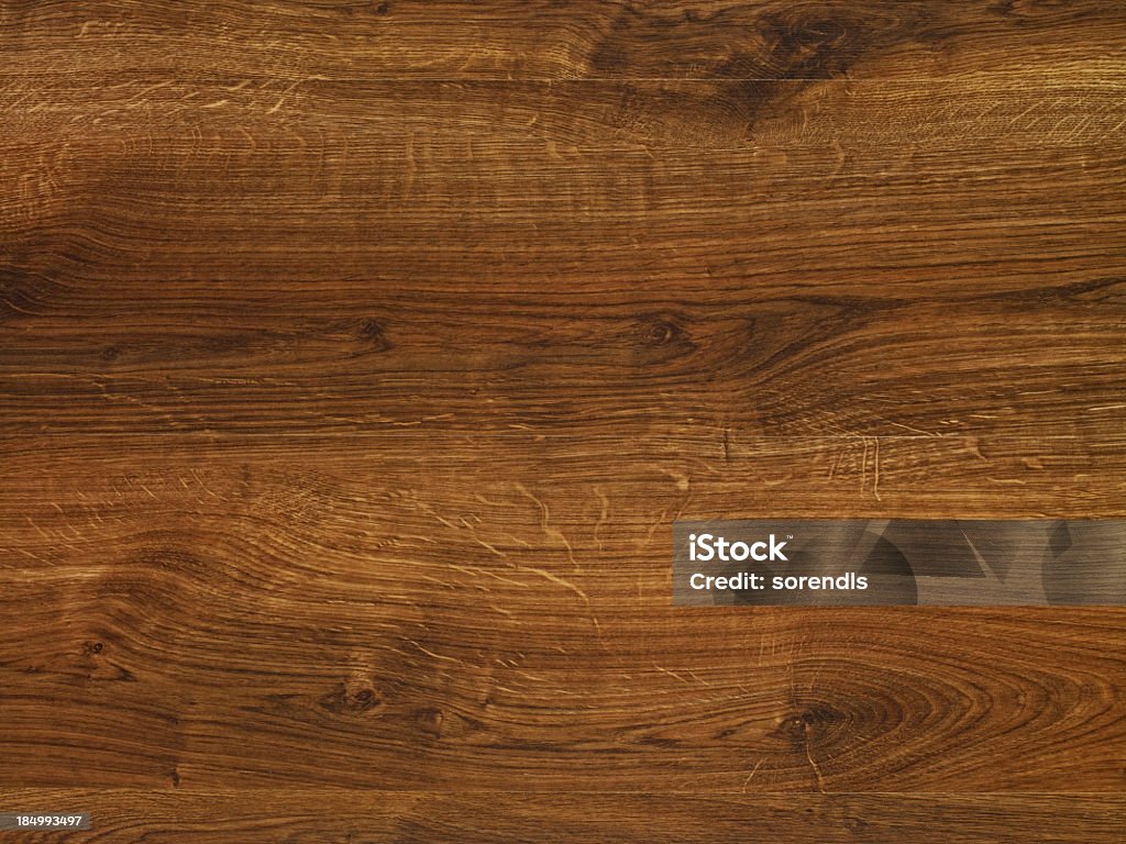 Vista de cima da mesa de madeira escura antiga marrom - Foto de stock de Madeira royalty-free