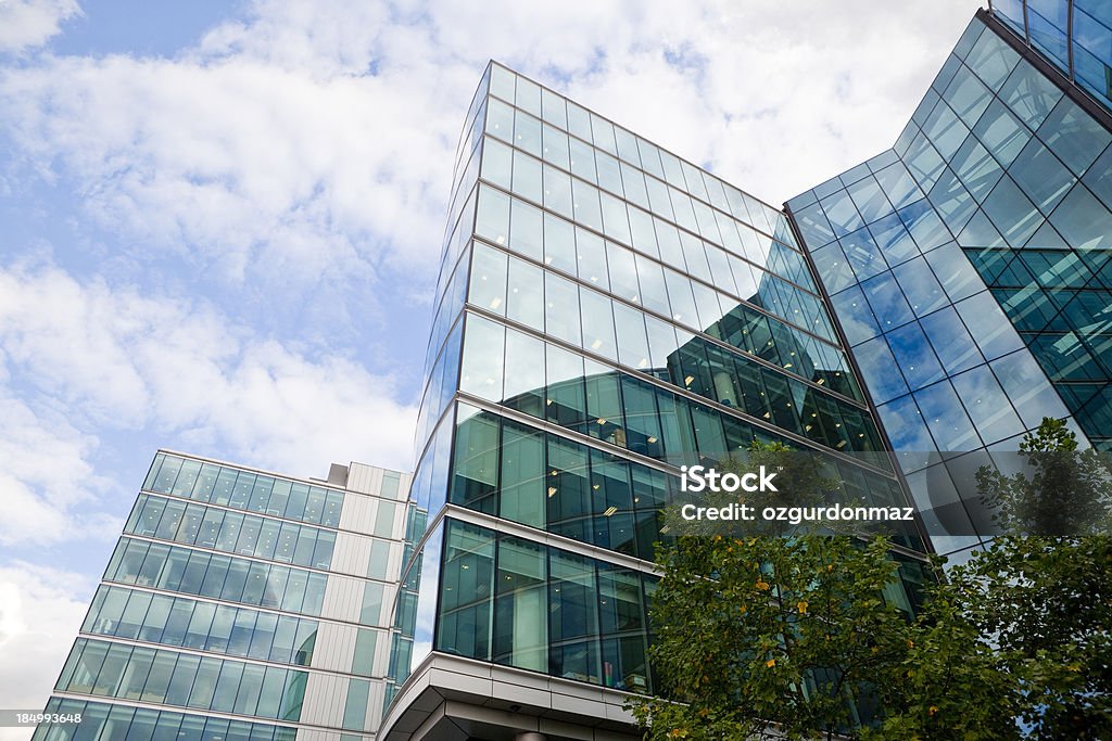 Bürogebäude in London - Lizenzfrei Architektonisches Detail Stock-Foto