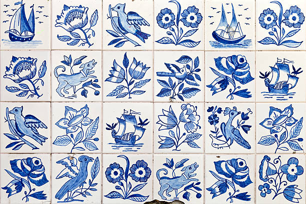 istock Ornamental Portuguese tiles - Azulejos 184993955
