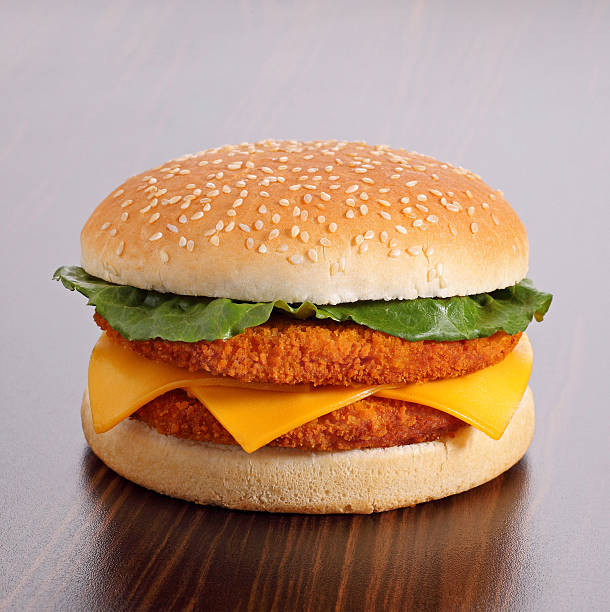 Chicken Burger stock photo