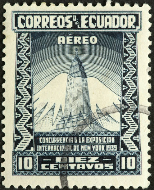 New York Worlds Fair 1939 on an Ecuador postage stamp